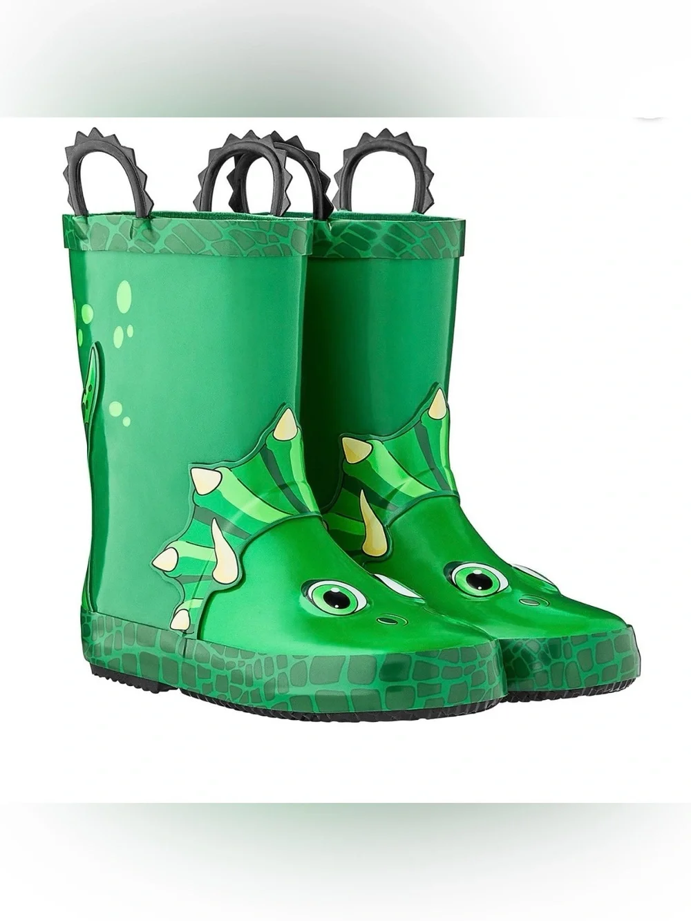 Kids Green Dinosaur Rain Boots size 11/12